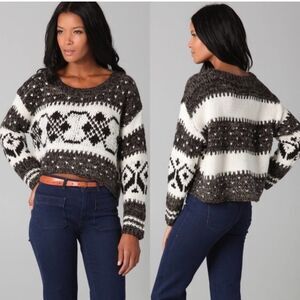 Free People Cropped Fair Isle Sweater
DD14